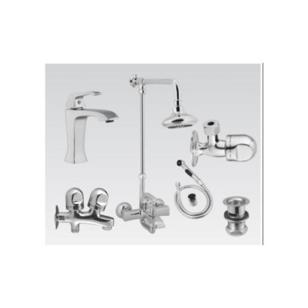 Bath Set Complete 8 Pieces