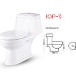 Master OP-1 One Piece Commode