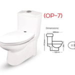 Master OP-7 One Piece Commode