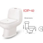 Master OP-4 One Piece Commode
