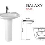 Master Galaxy BP-22 Pedestal Basin