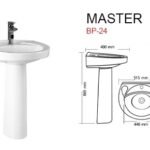 Master BP-24 Pedestal Basin